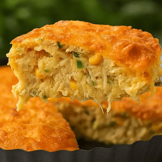 Pastel de pollo cremoso