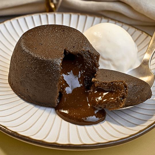 Volcán de chocolate