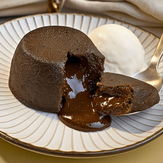 Volcán de chocolate